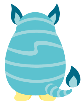 ガスマジロ-後ろ姿