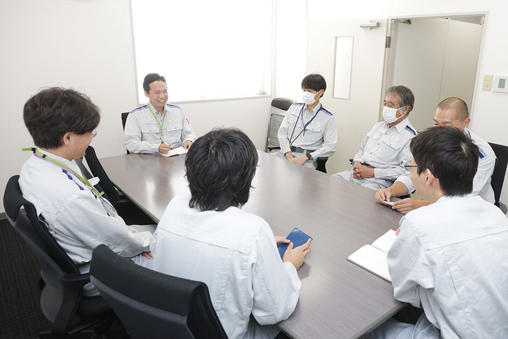 供給管理課-朝礼風景