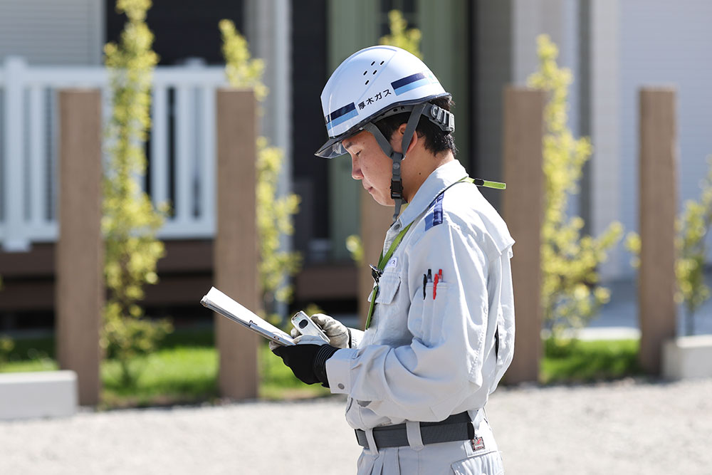 供給管理課-供給管工事現地調査