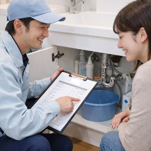 あんしん水道は追加請求無し