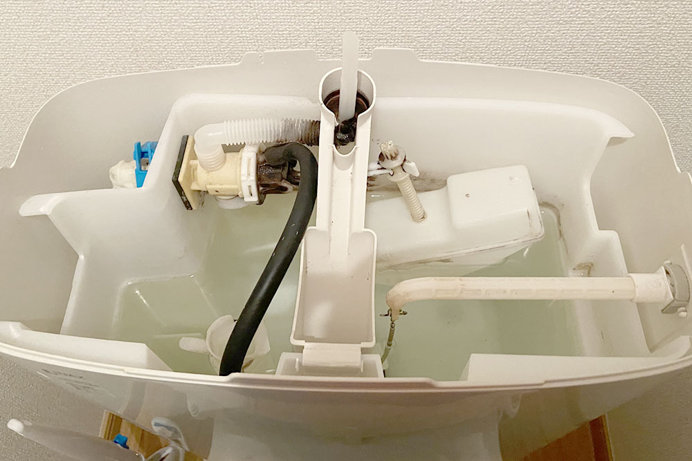 トイレのタンク内の不具合
